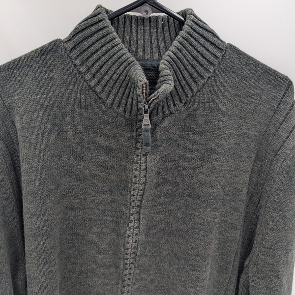 St John's Bay Men's Cardigan Sweater XL Cotton Knit Zipper Everyday Casual Set - Picture 7 of 11